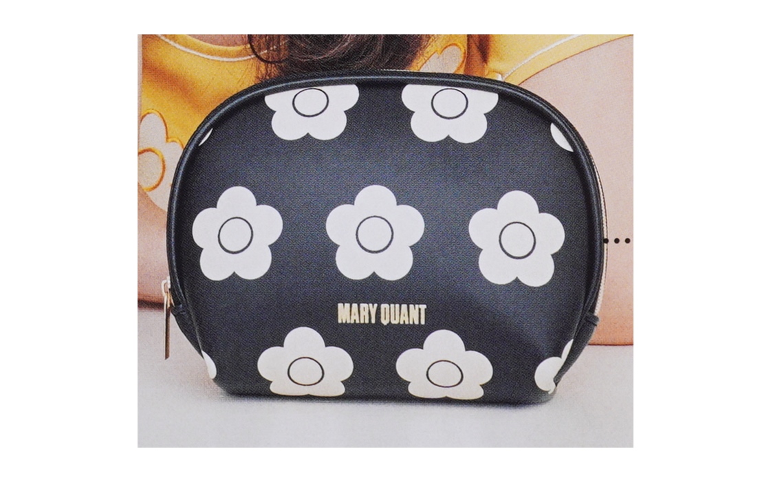 次号予告 Sweet スウィート 年5月号増刊号 特別付録 Mary Quant マリークヮント デイジー柄ポーチ ミラー マルチポーチの3点セット 付録ライフ