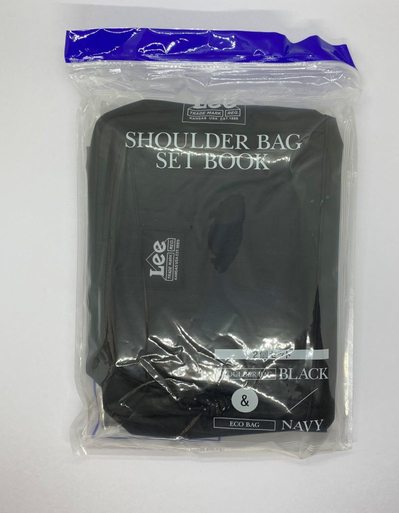 【フラゲレビュー】Lee（リー） SHOULDER BAG SET BOOK（BLACK/BLACK・BLUE/NAVY・KHAKI/BLACK・PINK/BLACK・BLACK/NAVY