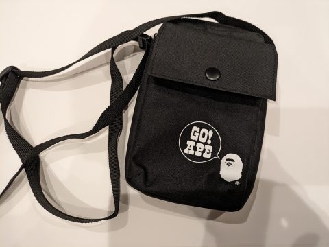 【フラゲレビュー】smart（スマート）2024年2月号《特別付録》『A BATHING APE®』特製（ア ベイシング エイプ）お財布機能付き スマホショルダー