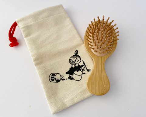 【フラゲレビュー】GLOW（グロー）2024年3月号増刊号《特別付録》MOOMIN（ムーミン）リトルミイ巾着付き 竹製miniパドルブラシ