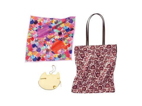 【次号予告】大人のおしゃれ手帖 2025年10月号《特別付録》tsumori chisato [ツモリチサト] トートバッグ／保冷風呂敷／ポーチ ネコがいっぱい！ 豪華3点セット